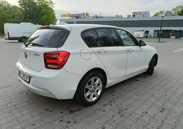 BMW Seria 1 cena 35900 przebieg: 126000, rok produkcji 2014 z Kraków małe 137